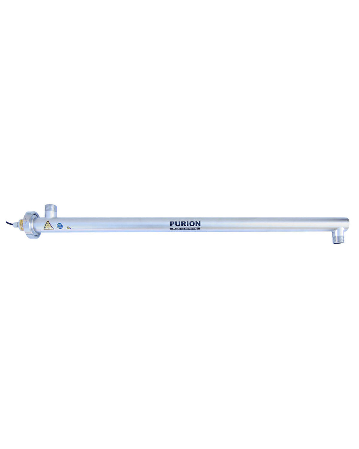 Ein PURION 2500 90W Basic Metallstab mit Griff auf weißem Hintergrund. (von PURION GmbH)