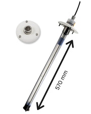 Une image d’un kit de réservoir IBC Universal 48W SPL BS de UV Concept GmbH PURION, spécialement conçu pour prévenir les contaminations microbiennes et pour le prélèvement d’eau, et doté d’un tube métallique d’un diamètre de 50.