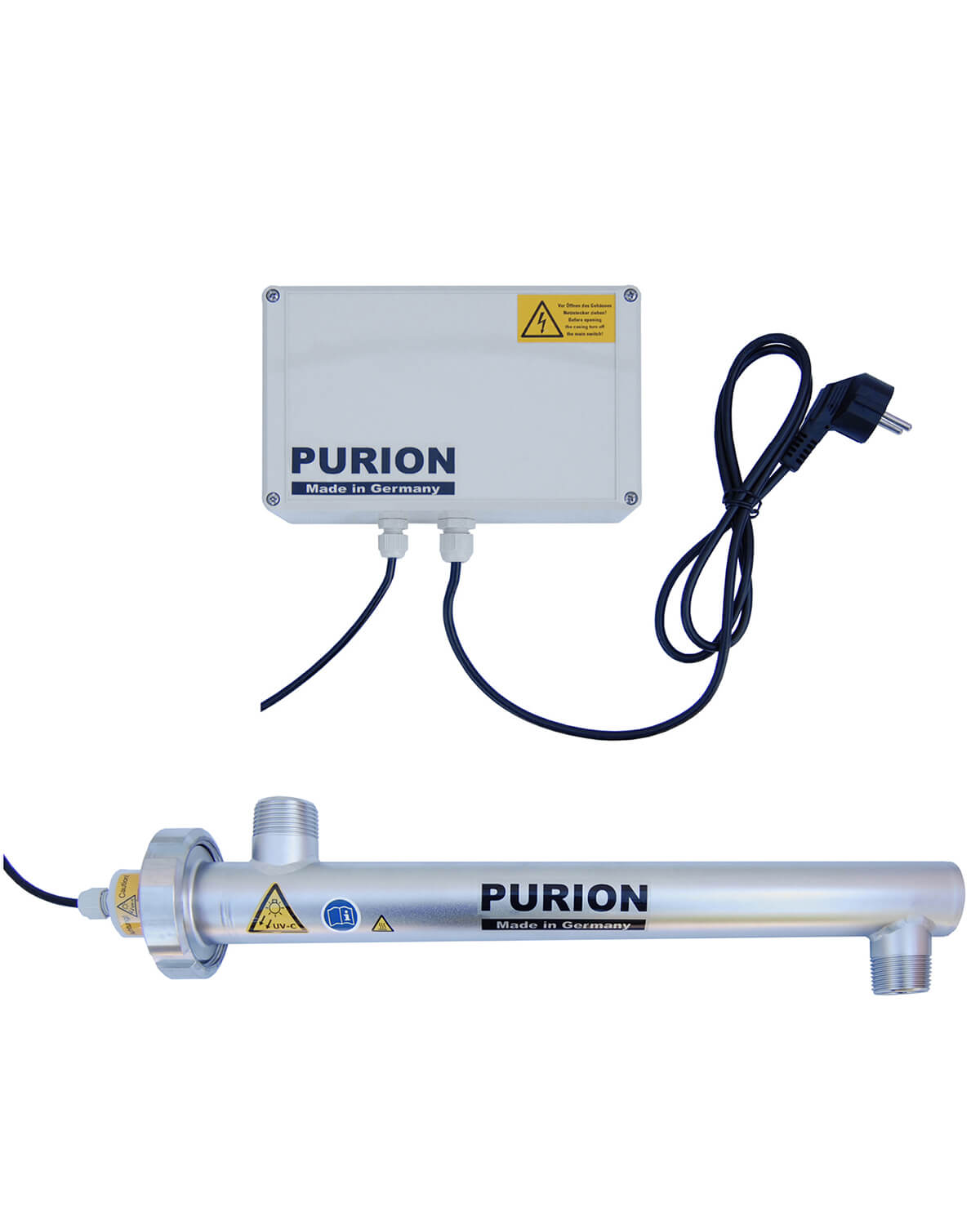PURION 1000 PRO Basic från PURION GmbH använder UV-C-ljusteknik för desinfektion och säkerställer därmed en tillförlitlig och effektiv rengöring.