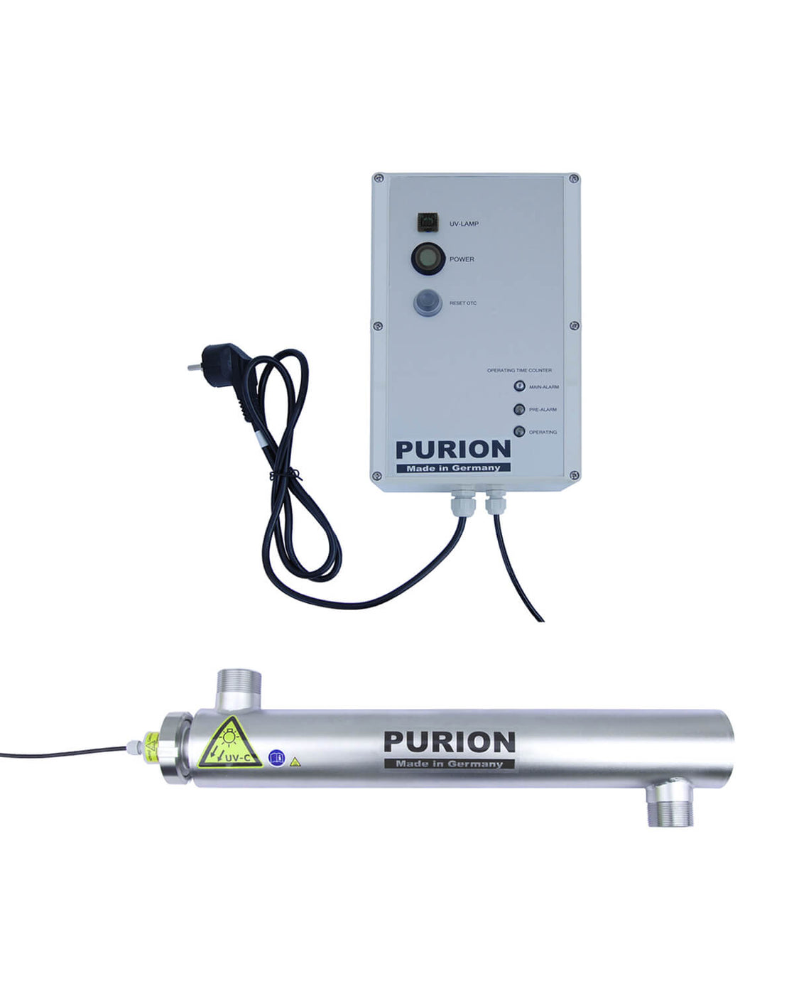 Das Produkt der Purion GmbH, der PURION 2001 OTC Plus, bietet UV-C-Desinfektion.