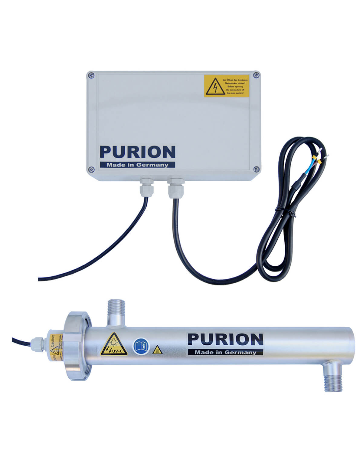 La PURION 500 12 V/24 V DC Basic de PURION GmbH es una instalación de desinfección que garantiza una alta calidad del agua potable gracias a su eficiente proceso de tratamiento de agua potable.