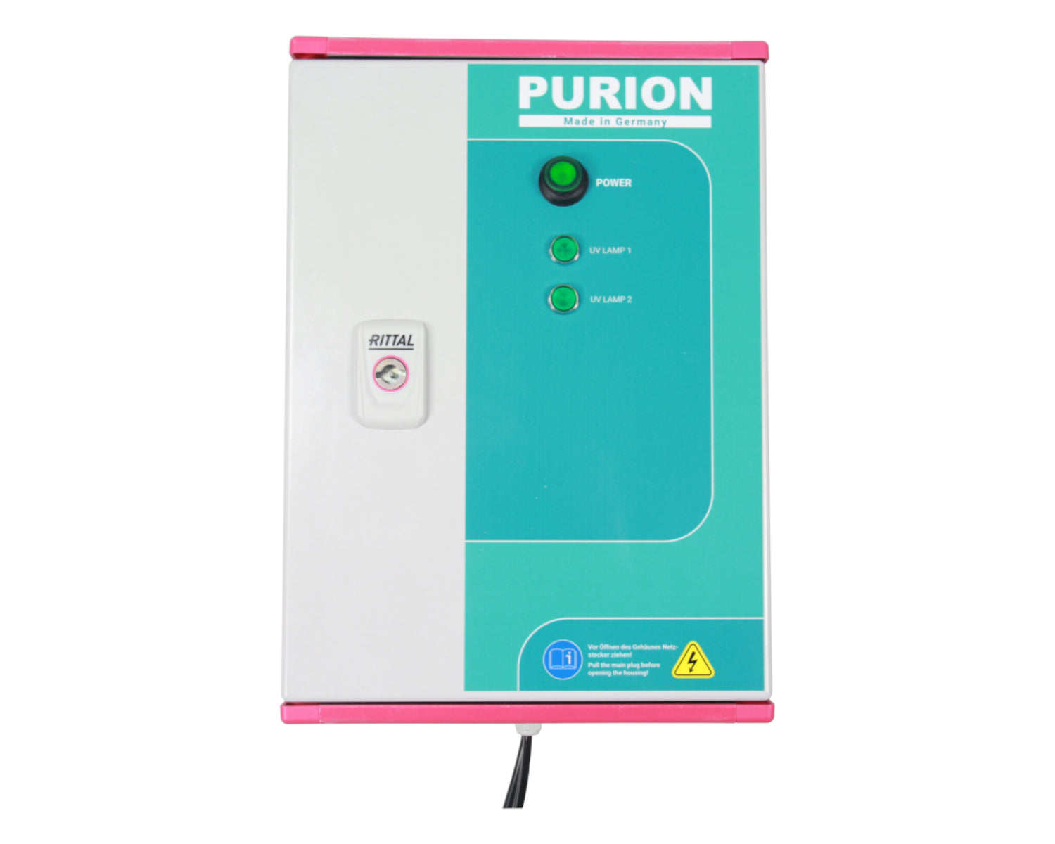 Der PURION 2501 DUAL Basic der PURION GmbH sorgt mit UV-C-Desinfektionstechnologie für klareres und sauberes Wasser.