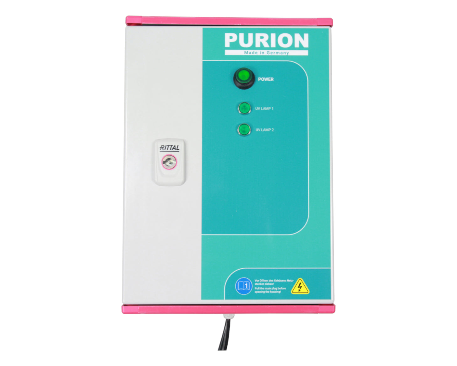 Der PURION 2501 DUAL Basic der PURION GmbH sorgt mit UV-C-Desinfektionstechnologie für klareres und sauberes Wasser.