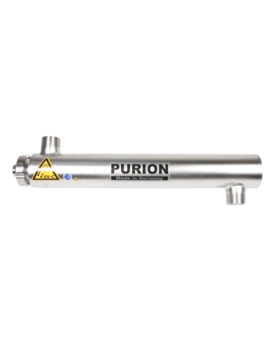 Das Reinigungssystem der PURION GmbH nutzt die UV-C-Desinfektionstechnologie, um Algenbefall effektiv zu beseitigen und sauberes und gereinigtes Wasser zu erhalten. Dieses innovative PURION 2001 OTC Bundle-System liefert außergewöhnliche Qualität.
