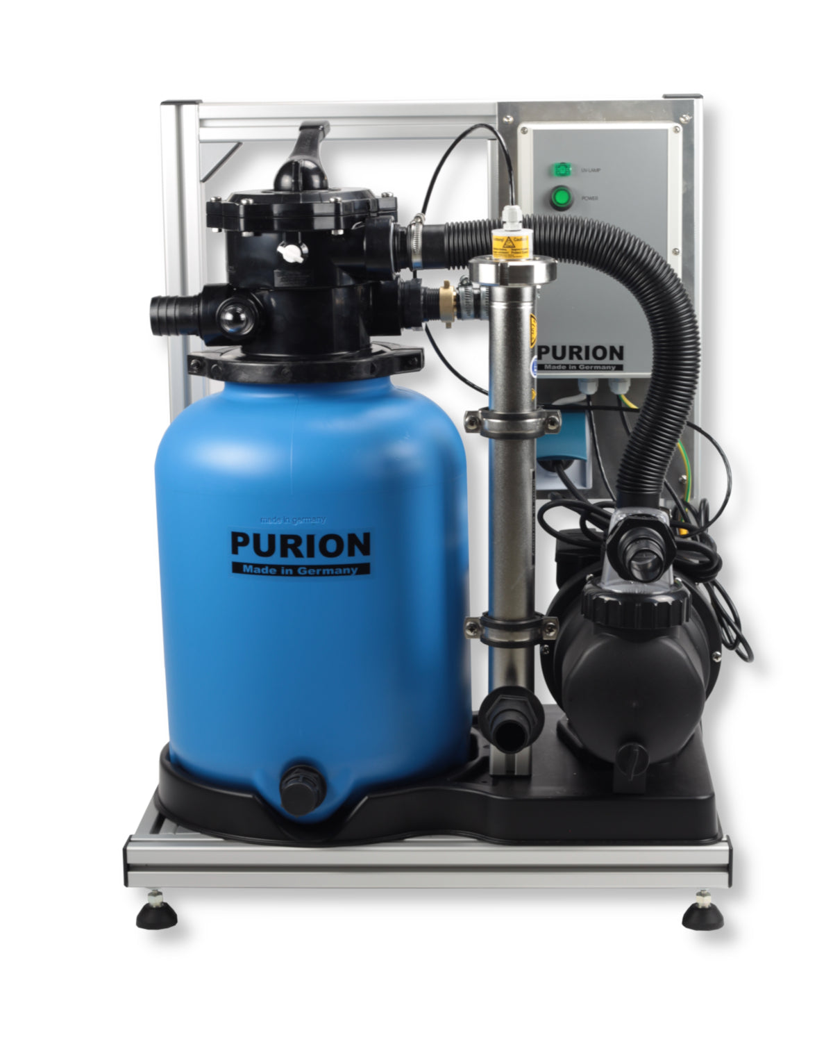 Das PURION Pool 20 Edelstahl Basic Reinigungssystem ist eine hochwertige und langlebige Edelstahl-Filteranlage der PURION GmbH.