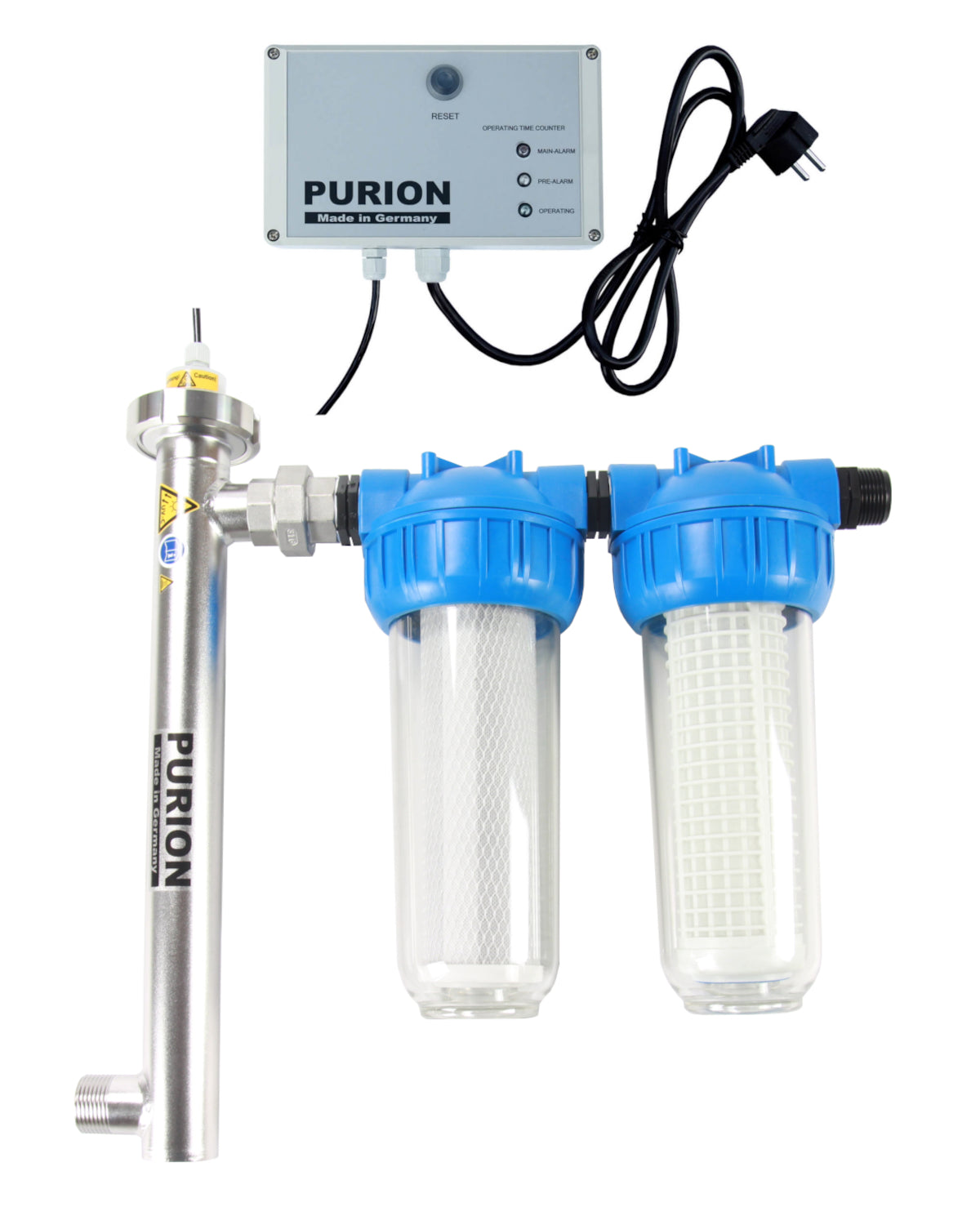 Das Wasseraufbereitungssystem PURION 1000 Starter der PURION GmbH verfügt über modernste UV-Filtertechnologie und sorgt so dafür, dass Ihr Trinkwasser perfekt gefiltert und sicher getrunken wird. Mit der Trinkwasserfilterfunktion können Sie darauf vertrauen