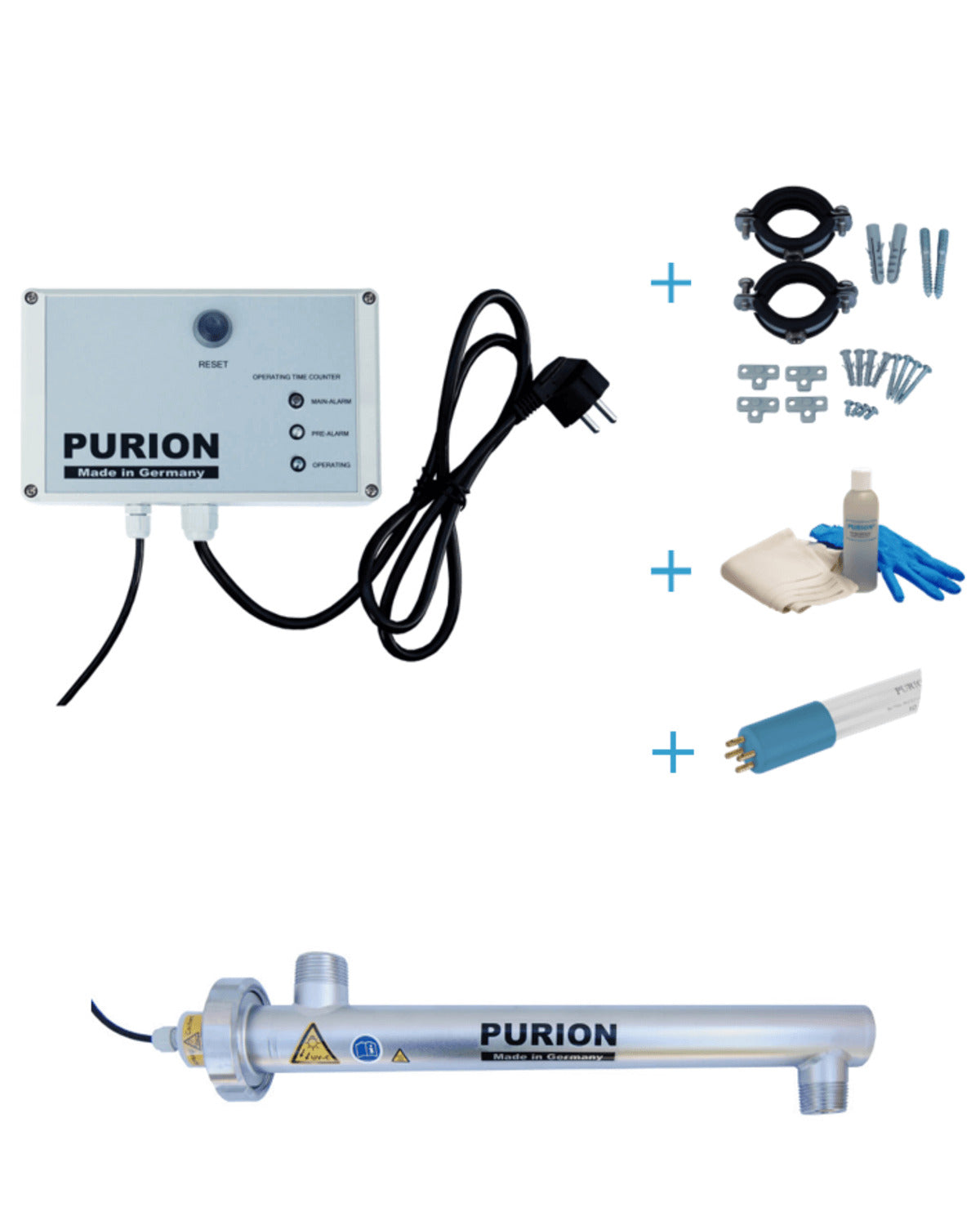 Das PURION 1000 OTC Bundle der PURION GmbH sorgt für die Selbstversorgung mit sauberem und desinfiziertem Trinkwasser.