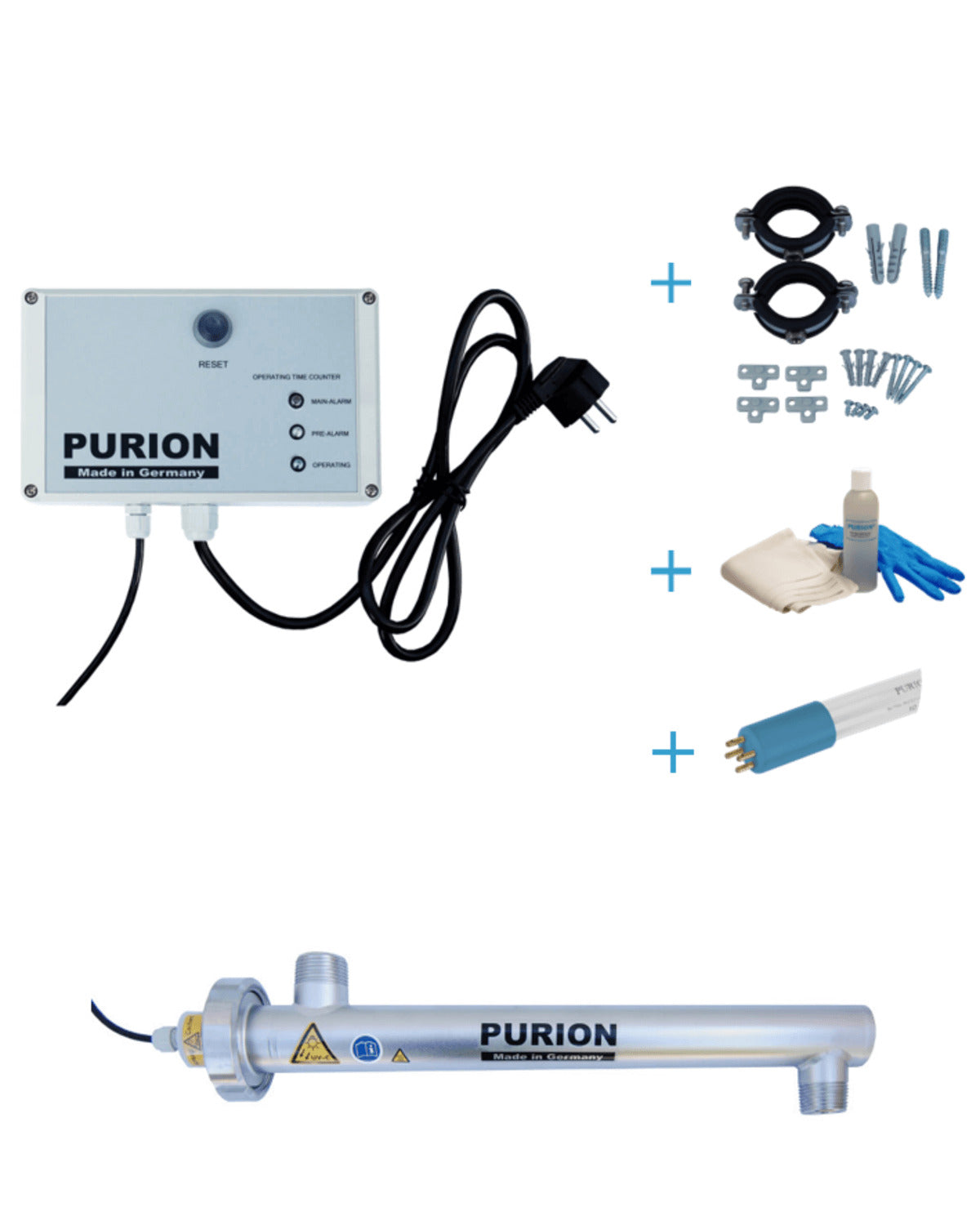 Το PURION 1000 OTC Bundle της PURION GmbH εξασφαλίζει την αυτάρκεια σε καθαρό και απολυμασμένο πόσιμο νερό.