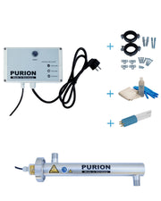 Система PURION 500 OTC Bundle — це автономна система життєзабезпечення для дезінфекційної установки та підготовки питної води, виготовлена компанією PURION GmbH.