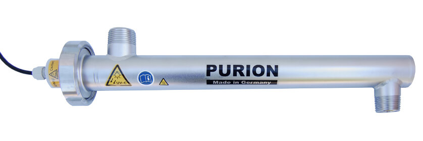 Das PURION 1000 H ESM, ein Produkt der PURION GmbH, ist ein stromsparendes Reinigungssystem, das mithilfe der UV-C-Desinfektionstechnologie Legionellen effektiv beseitigt.